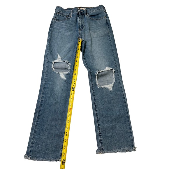 Levi's 724 High Rise Slim Straight Women's Jeans * Size 27, Preowned w3013 - Picture 3 of 8